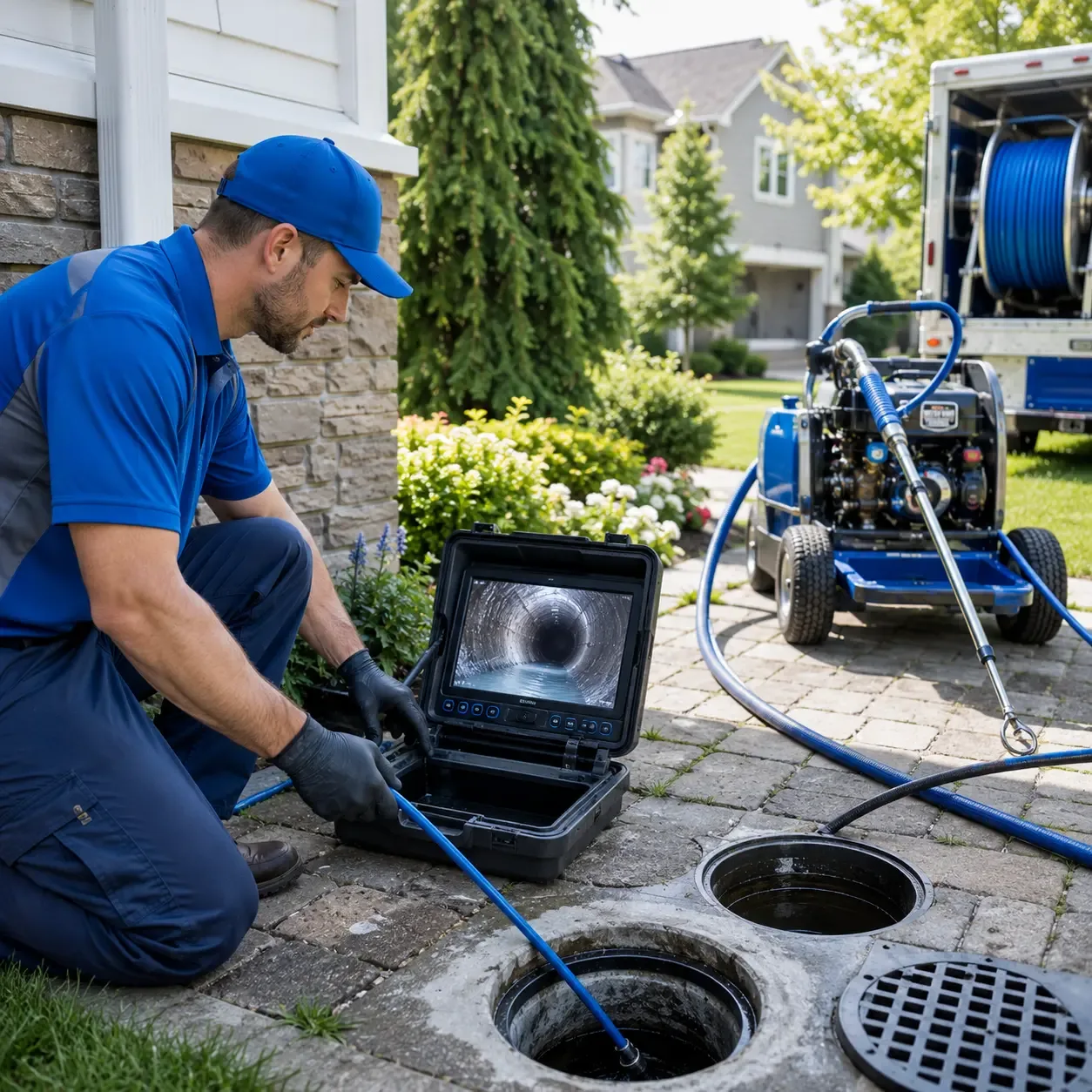 Outdoor drain cleaning professionals serving Groom, TX